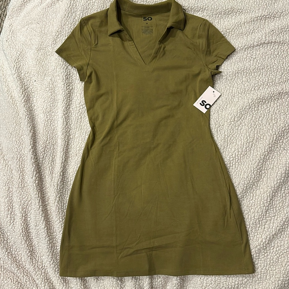 Collared mini dress